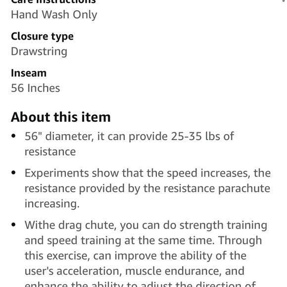 NWT StillCool Running Parachute - Picture 5 of 7